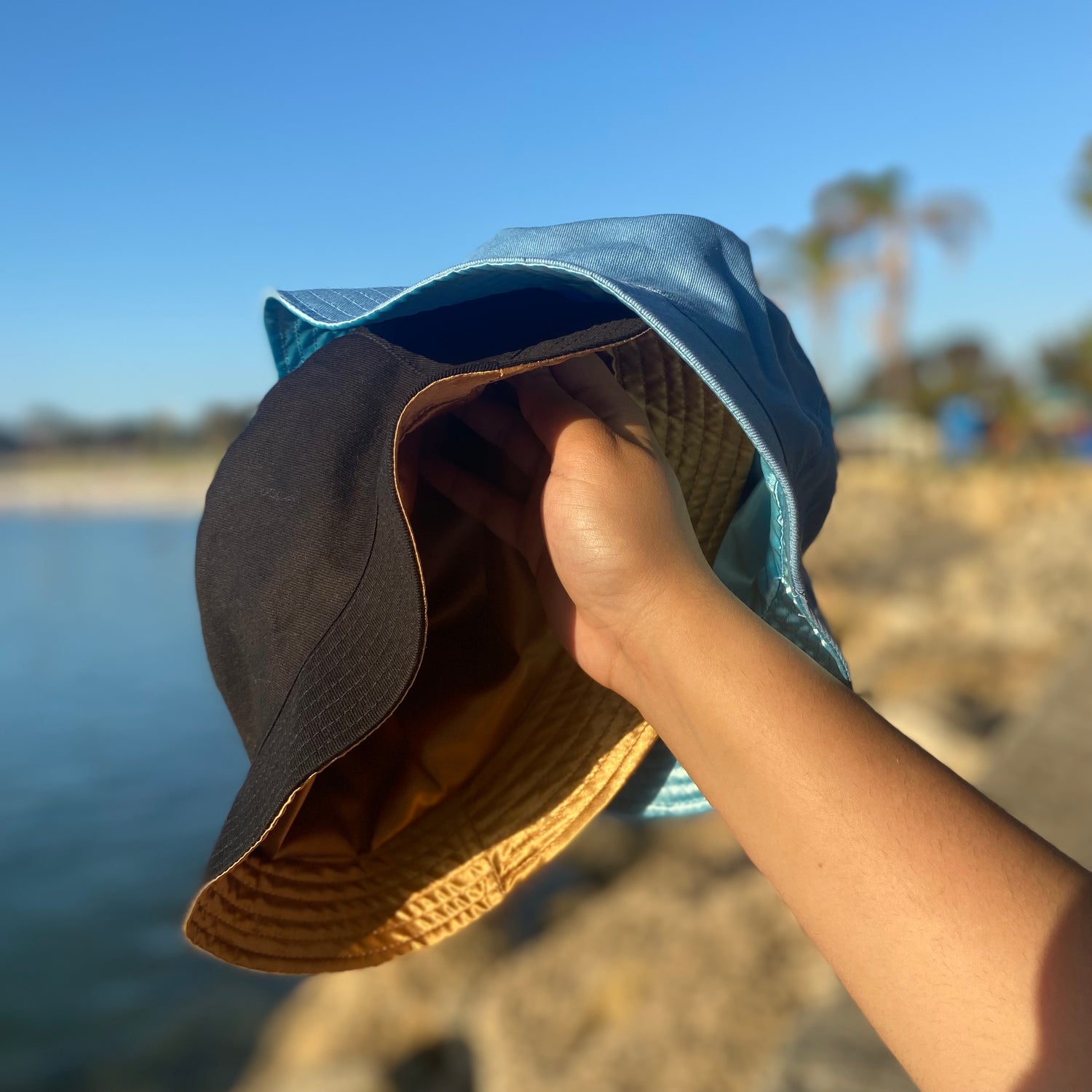 Satin-Lined Bucket Hats